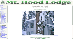 Desktop Screenshot of mthoodlodge.com