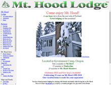 Tablet Screenshot of mthoodlodge.com